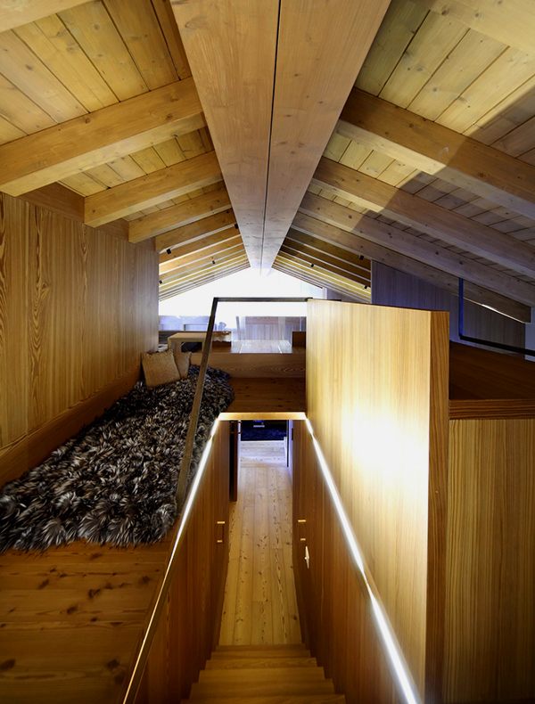 Amazing Cozy Apartment Interior Design Whole Wooden Elements 
