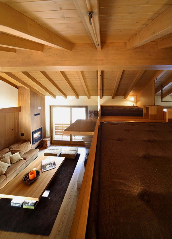 Amazing Cozy Apartment Interior Design Whole Wooden Elements 